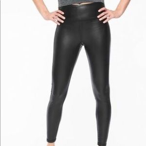 Athleta All Over Gleam Faux Leather Leggings